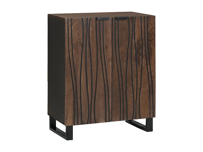 Buffet | Bahut | Meuble de rangement 60 x 33,5 x 75 cm en bois de mangue massif