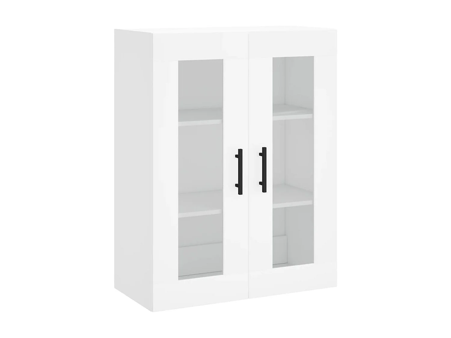 Buffet | Bahut | Meuble de rangement haut Blanc 69,5x34x180 cm Bois d'ingénierie