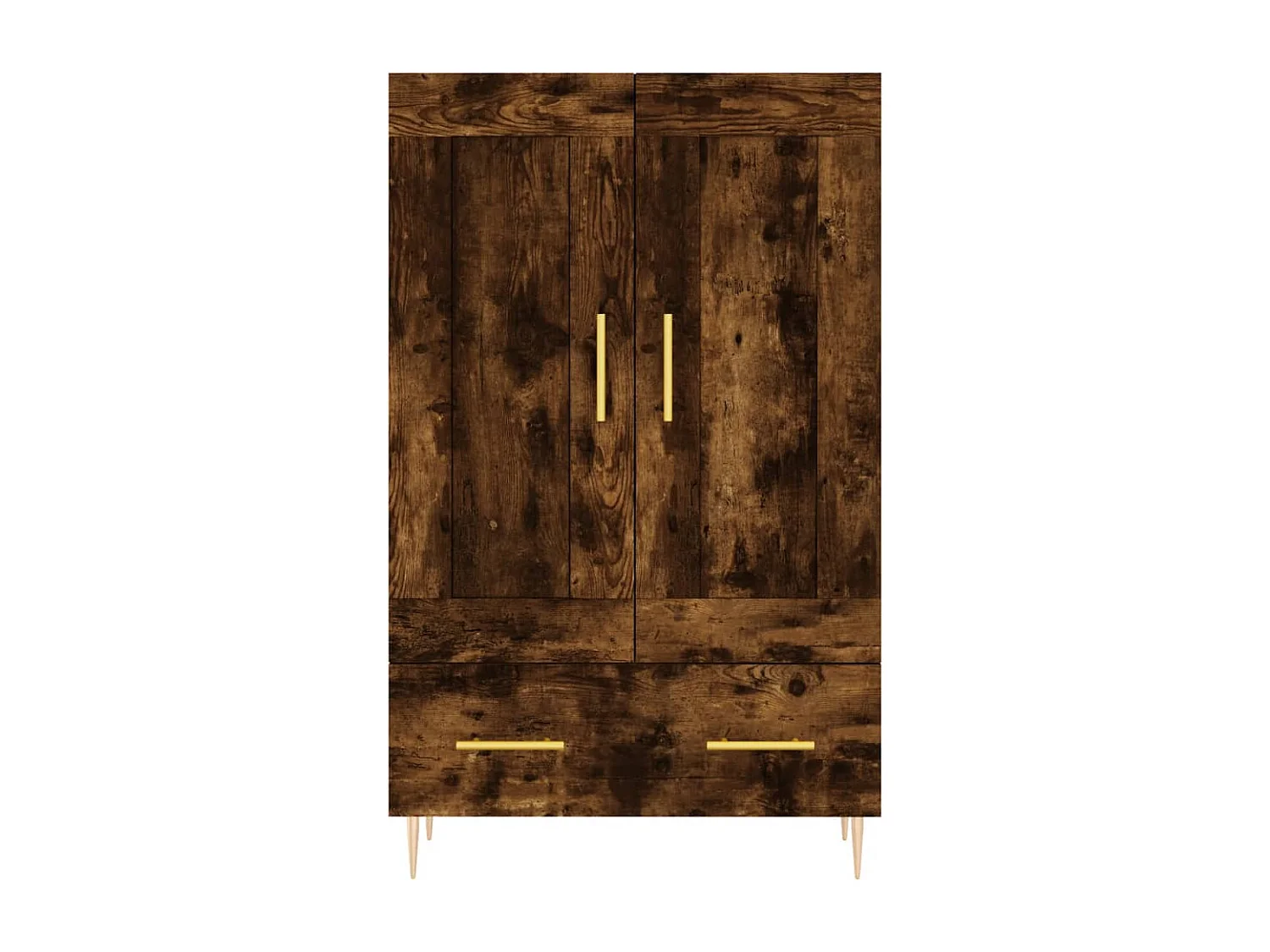 Credenza | Buffet | Armadio Rovere Fumo 69,5x31x115 cm in Legno Multistrato