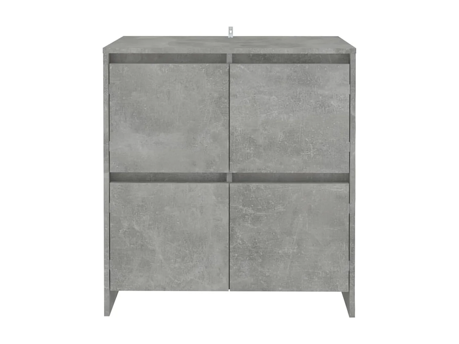 Credenze | Buffet | Armadi 2 pz Grigio Cemento 70x41x75 cm in Legno Multistrato