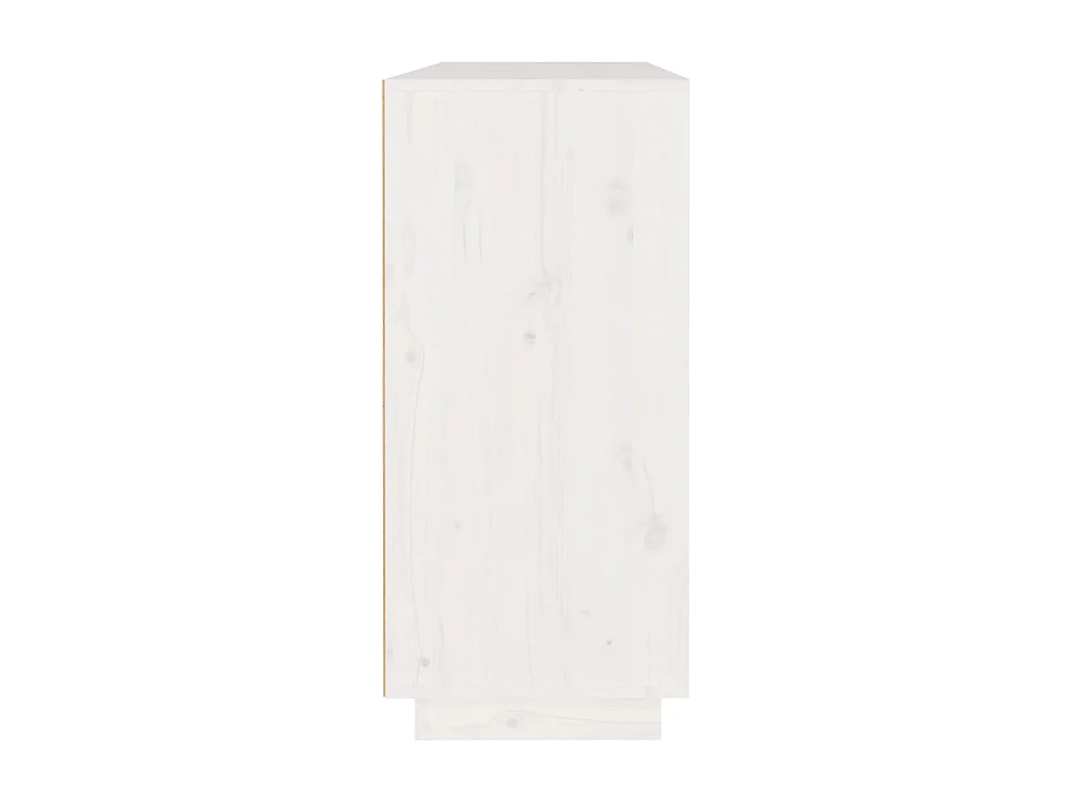 Buffet | Bahut | Meuble de rangement blanc 110x34x75 cm bois massif de pin