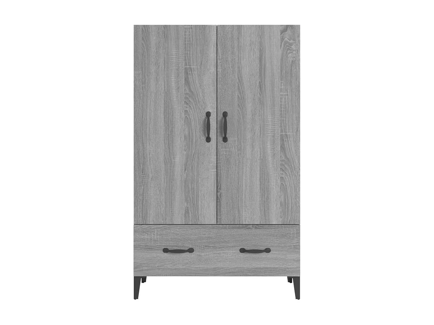 Credenza | Buffet | Armadio Grigio Sonoma 70x31x115 cm in Legno Multistrato