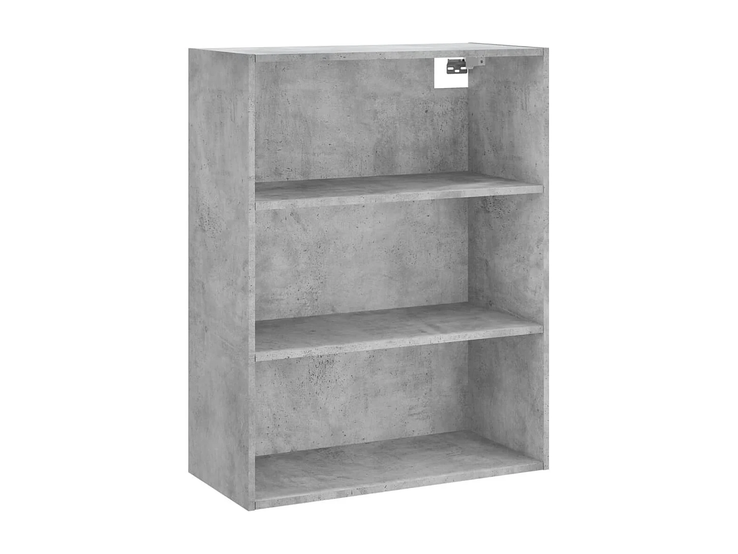 Credenza | Buffet | Armadio Grigio Cemento 69,5x34x180 cm in Legno Multistrato