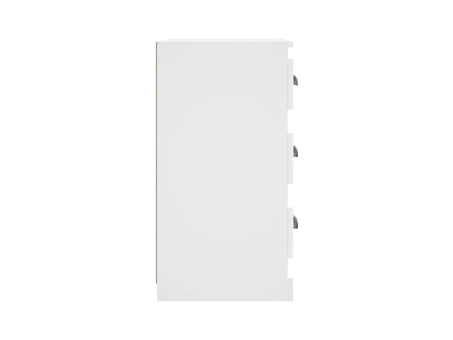 Credenza | Buffet | Armadio Bianca 36x35,5x67,5 cm in Legno Multistrato