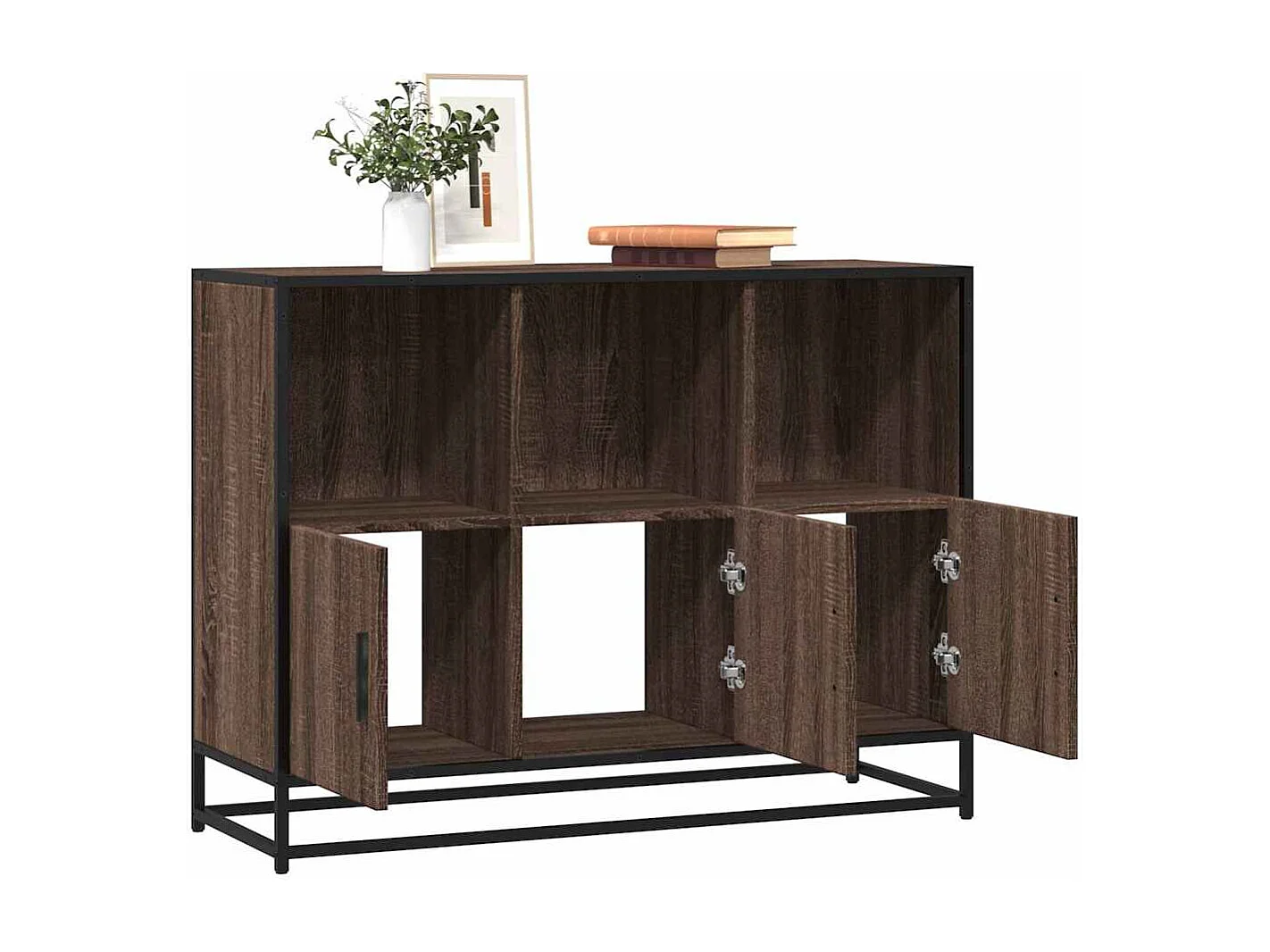 Buffet | Bahut | Meuble de rangement chêne marron 100x35x76 cm bois d'ingénierie