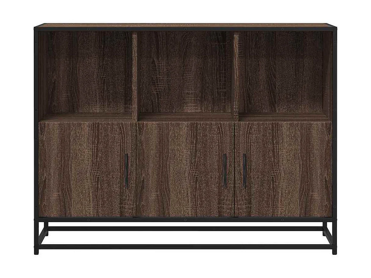 Buffet | Bahut | Meuble de rangement chêne marron 100x35x76 cm bois d'ingénierie