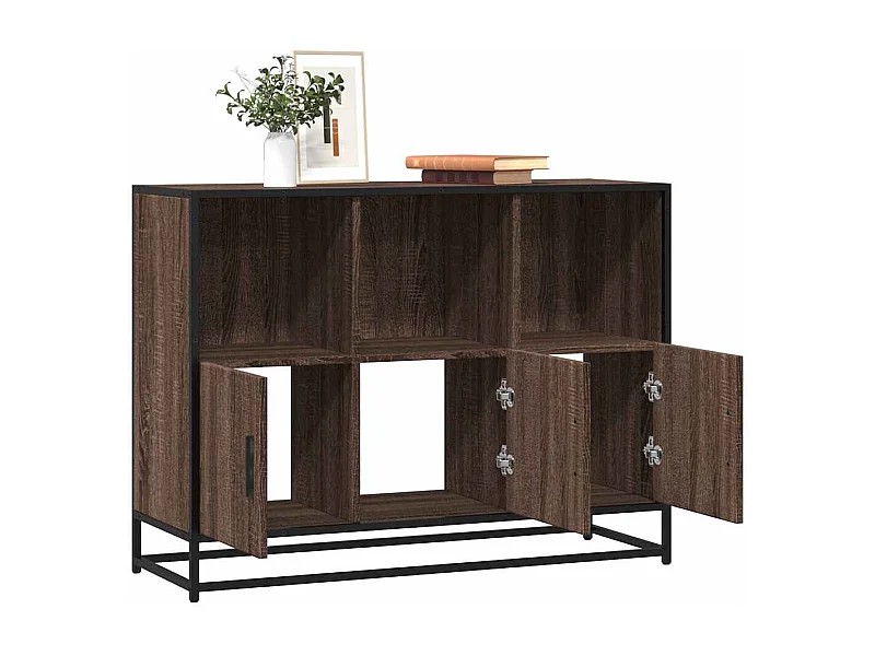 Buffet | Bahut | Meuble de rangement chêne marron 100x35x76 cm bois d'ingénierie