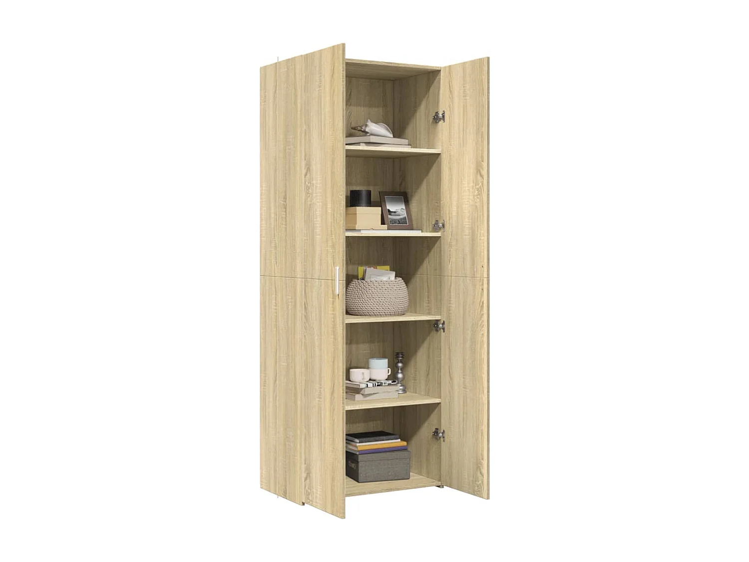 Buffet | Bahut | Meuble de rangement haut chêne sonoma 70x42,5x185 cm bois d'ingénierie