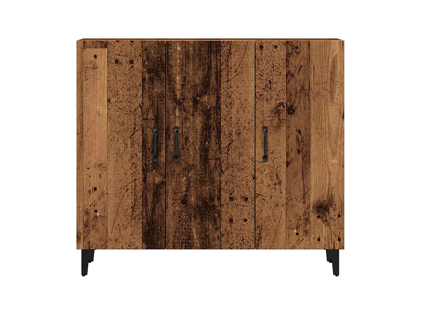 Buffet | Bahut | Meuble de rangement vieux bois 90x34x80 cm bois d'ingénierie