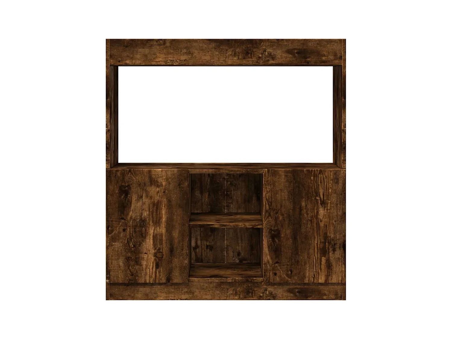 Credenza | Buffet | Armadio Rovere Fumo 92x33x100 cm in Legno Multistrato