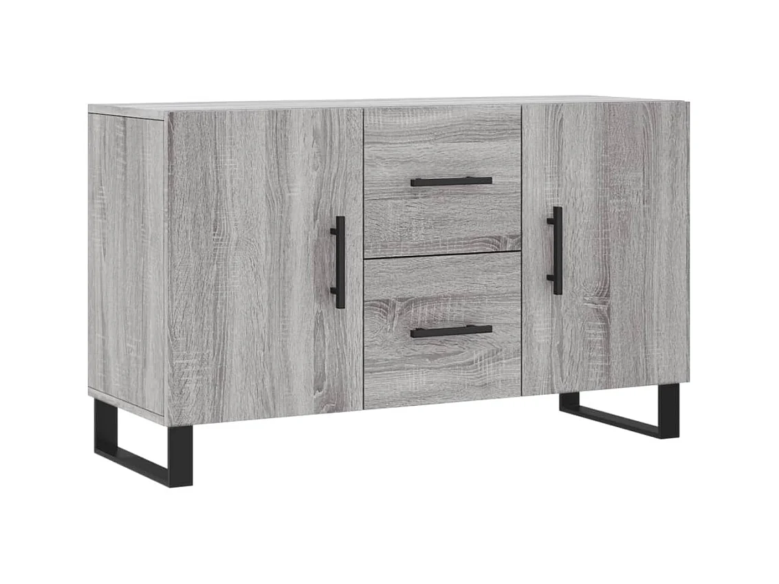 Credenza | Buffet | Armadio Grigio Sonoma 100x36x60 cm in Legno Multistrato