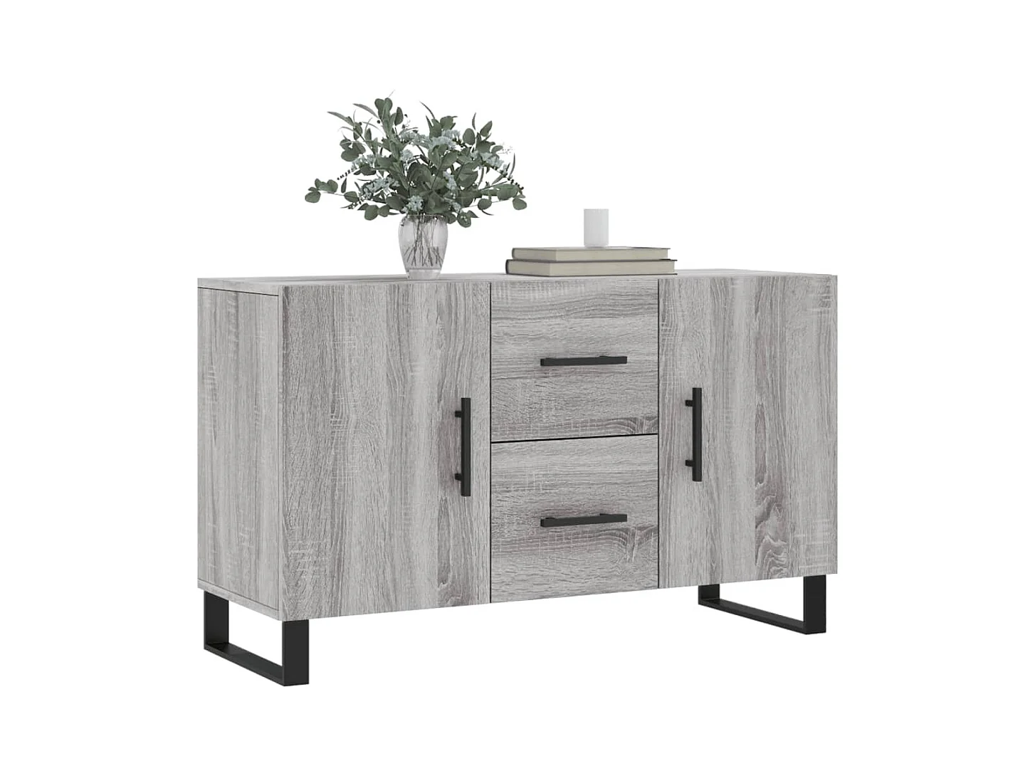 Credenza | Buffet | Armadio Grigio Sonoma 100x36x60 cm in Legno Multistrato