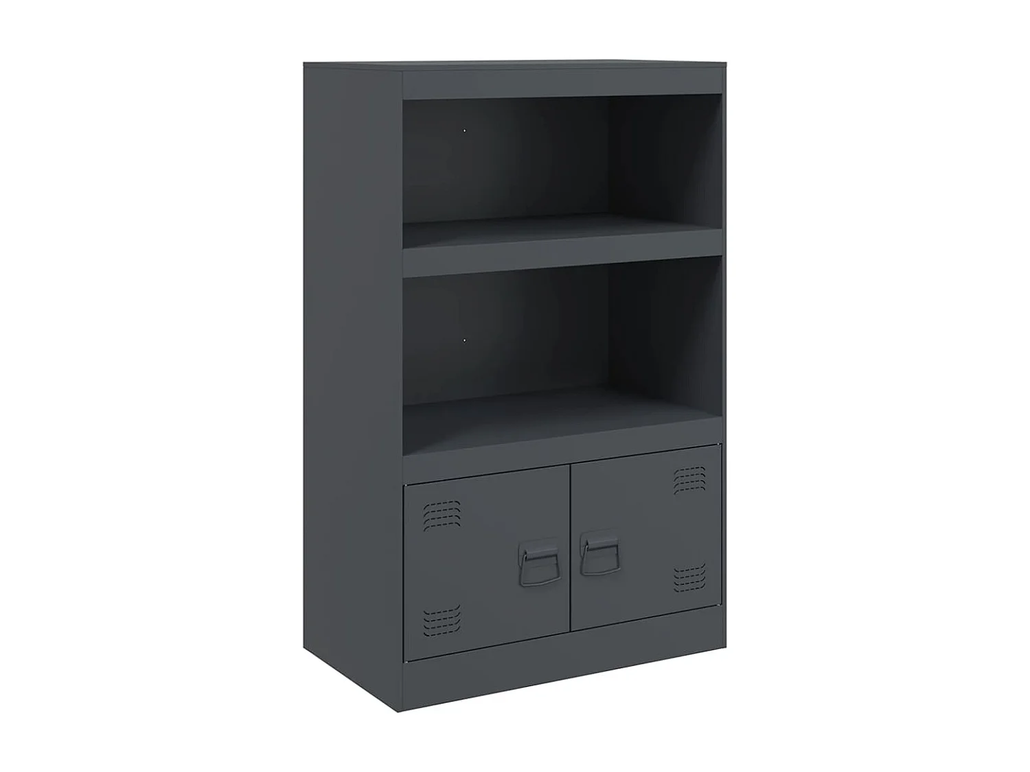 Buffet | Bahut | Meuble de rangement anthracite 67x39x107 cm acier