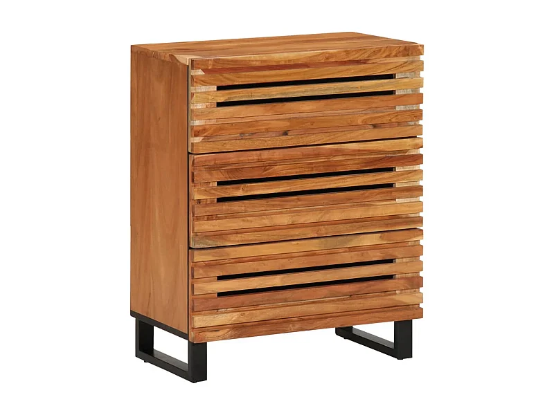 Buffet | Commode à tiroir | Meuble de rangement 60x34x75 cm bois d'acacia massif