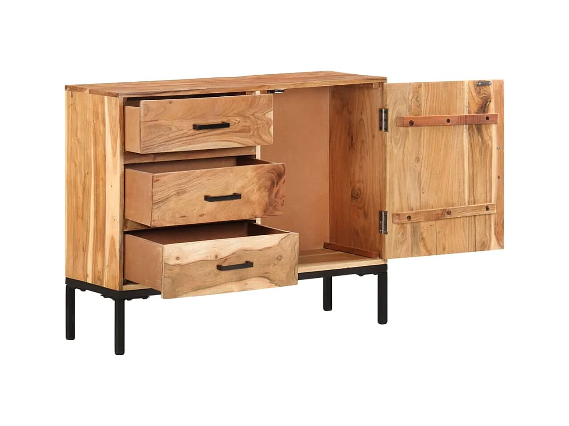 Buffet | Bahut | Meuble de rangement 88x30x73 cm Bois d'acacia massif