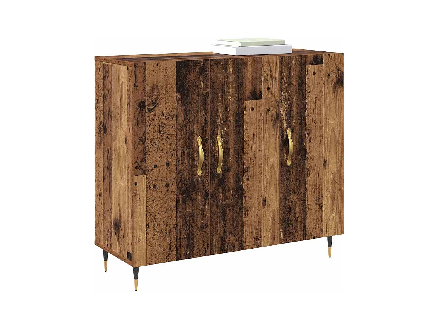 Credenza | Buffet | Armadio Marrone 90 x 34 x 80 cm Legno multistrato