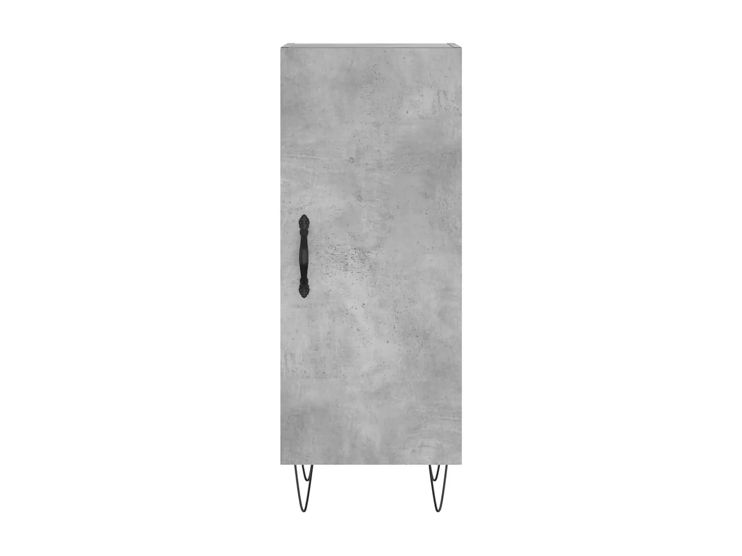 Credenza | Buffet | Armadio Grigio Cemento 34,5x34x90 cm in Legno Multistrato