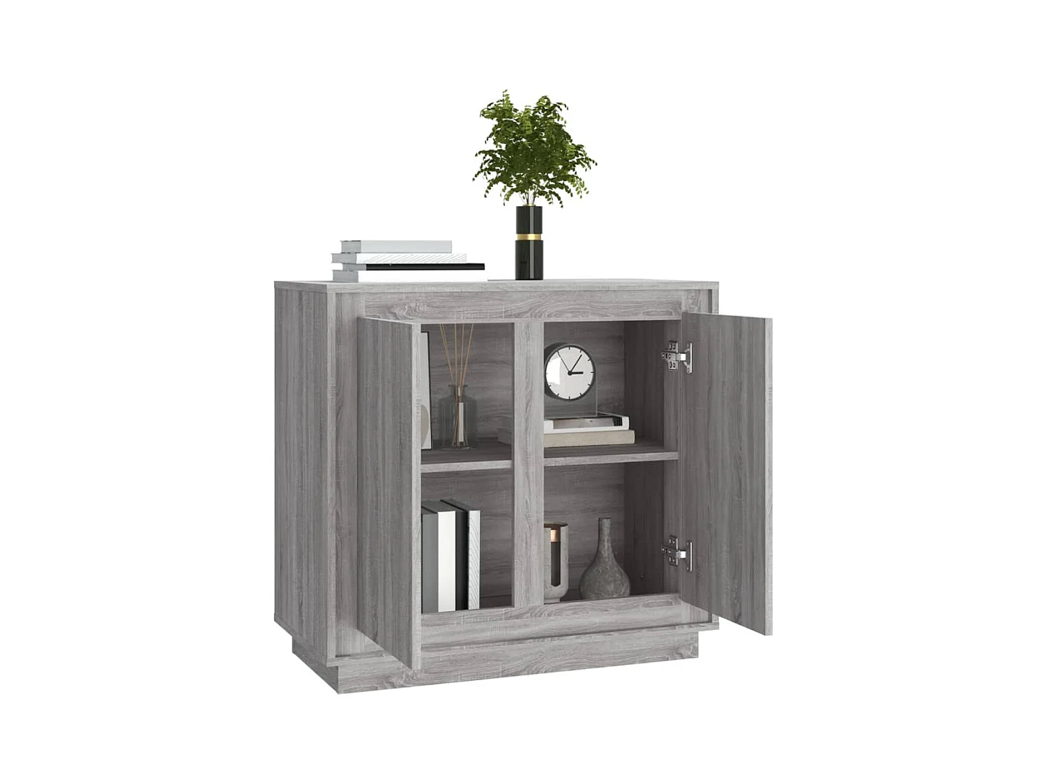 Buffet | Bahut | Meuble de rangement sonoma gris 80x34x75 cm bois d'ingénierie