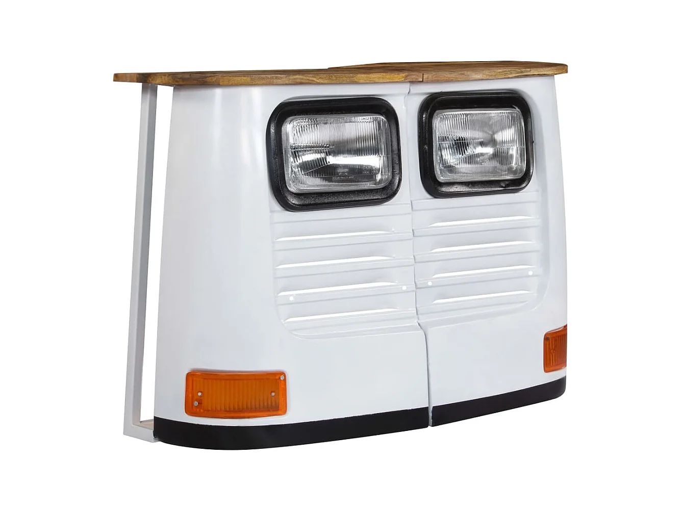 Buffet | Bahut | Meuble de rangement Bois de manguier massif Forme de camion Blanc