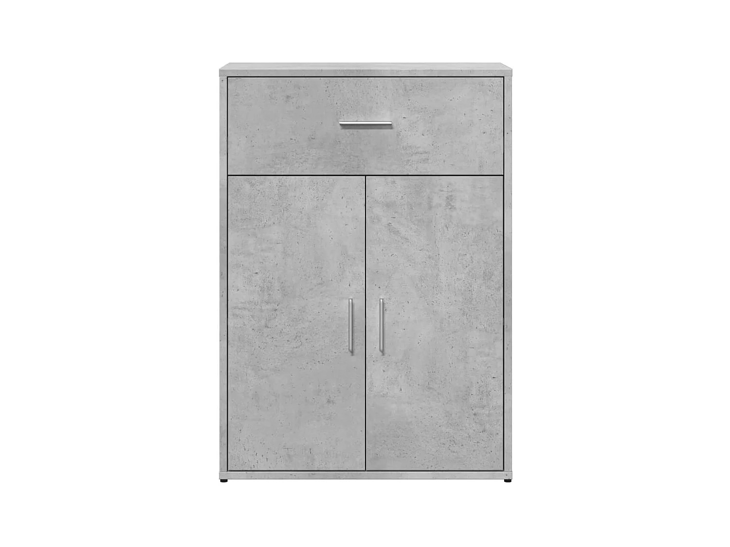 Buffet | Bahut | Meuble de rangement gris béton 60x30x84 cm bois d'ingénierie