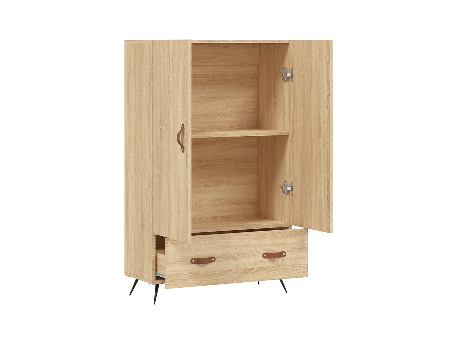 Credenza | Buffet | Armadio Rovere Sonoma 69,5x31x115 cm in Legno Multistrato