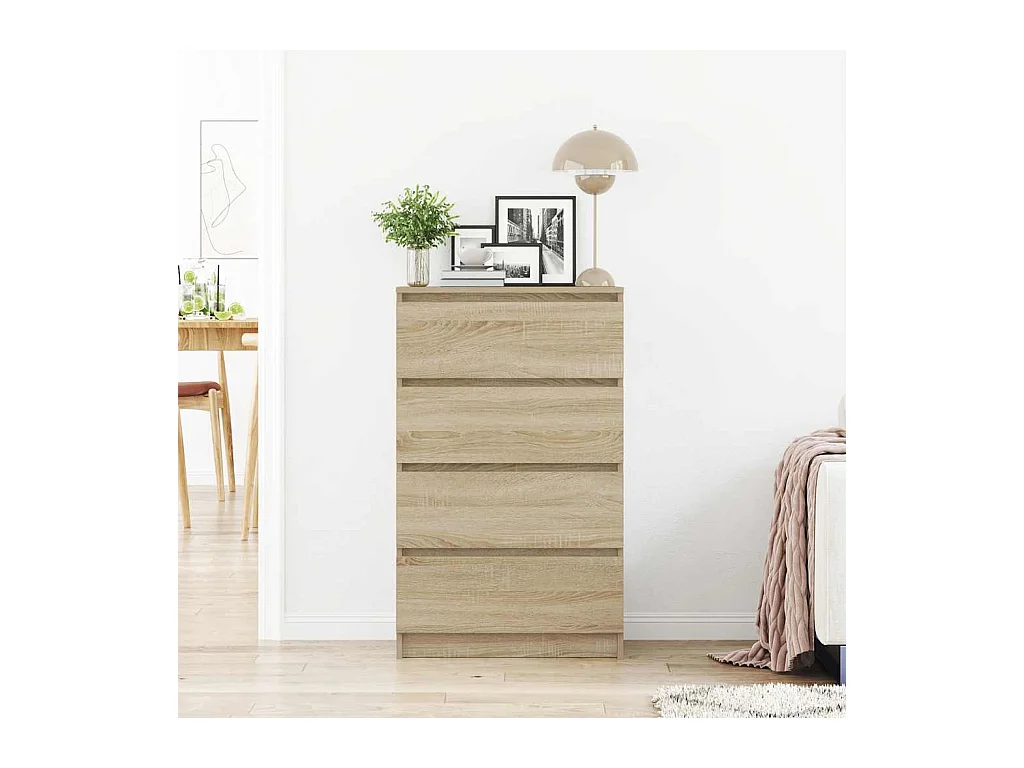 Credenza | Buffet | Armadio Rovere Sonoma 60x35x98,5 cm in Legno Multistrato