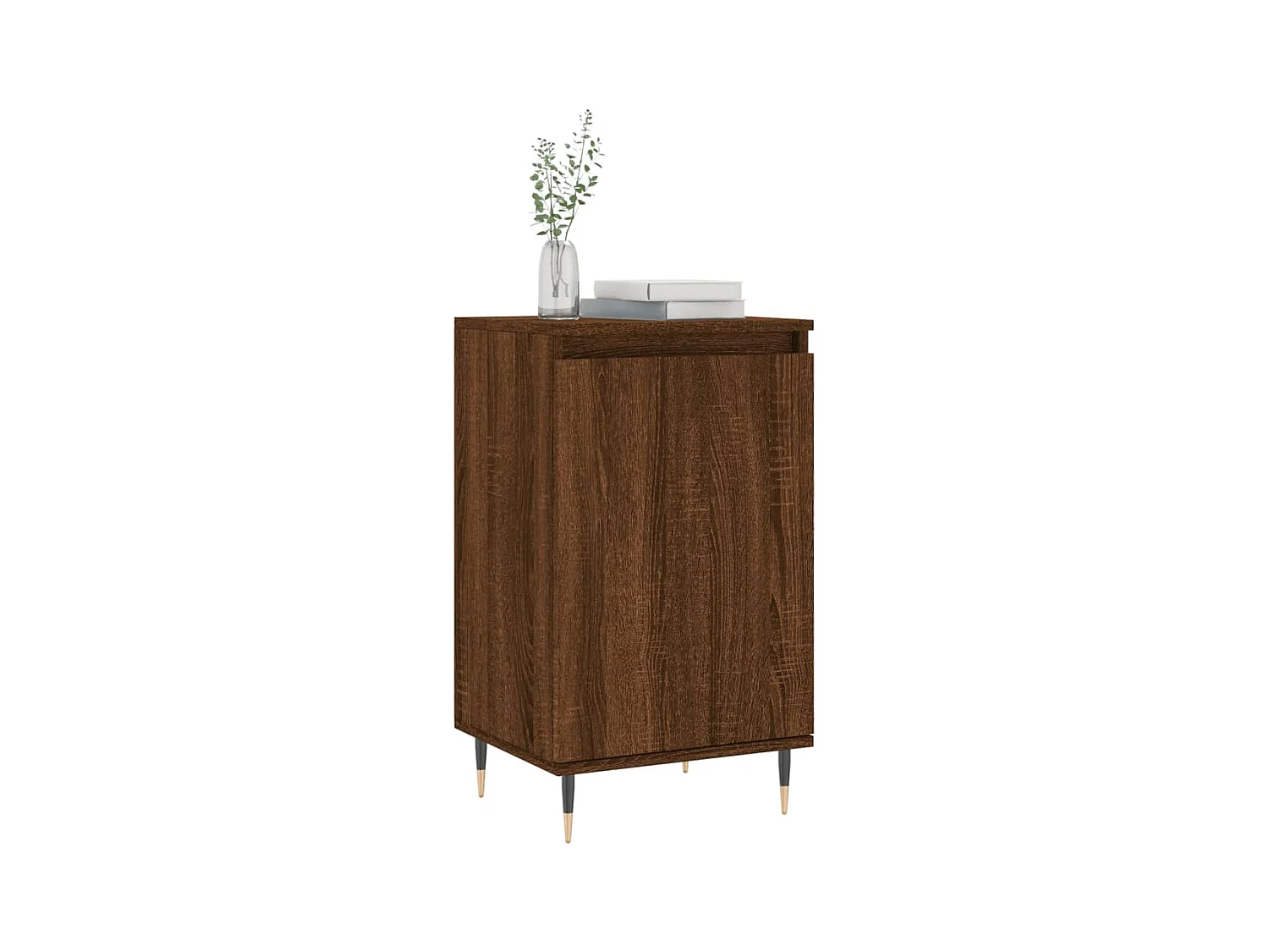 Buffets | Bahuts | Meuble de rangement 2 pcs chêne marron 40x35x70 cm bois d'ingénierie