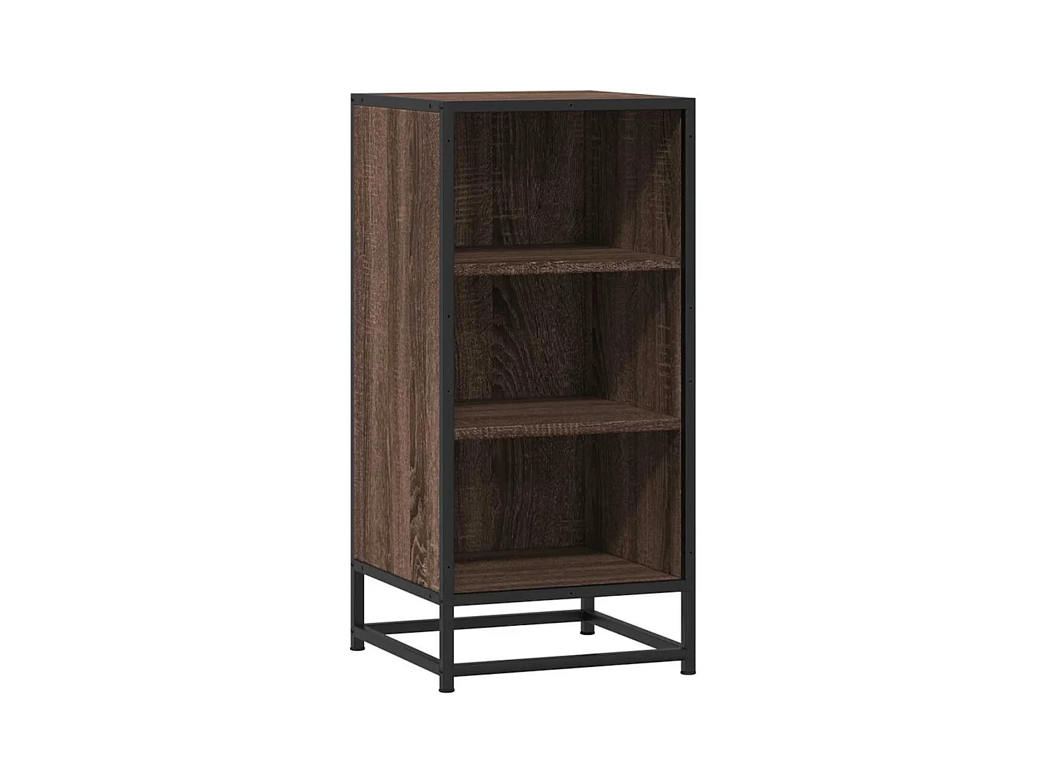Buffet | Bahut | Meuble de rangement chêne marron 35,5x35x76 cm bois d'ingénierie et métal