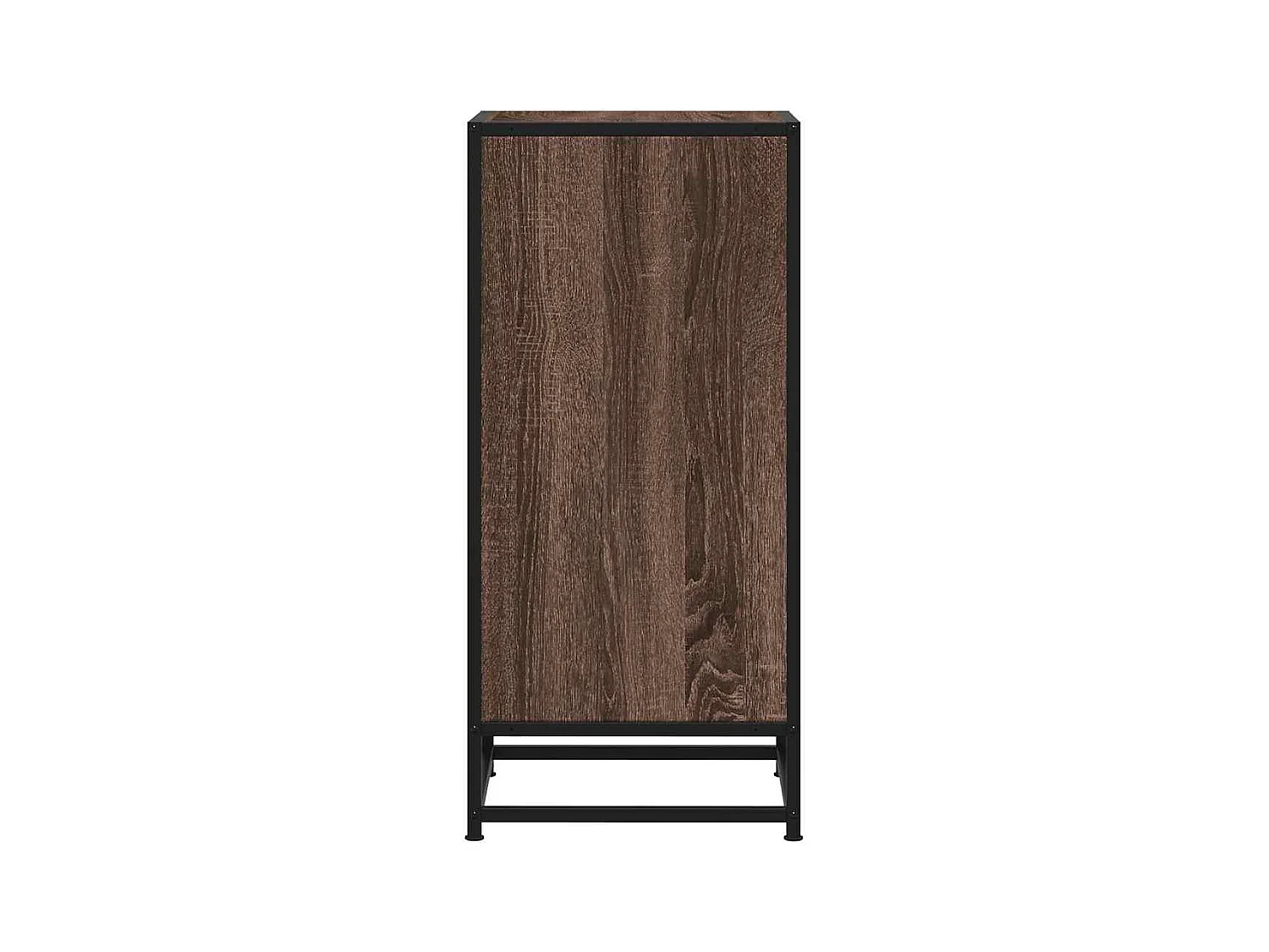 Buffet | Bahut | Meuble de rangement chêne marron 35,5x35x76 cm bois d'ingénierie et métal