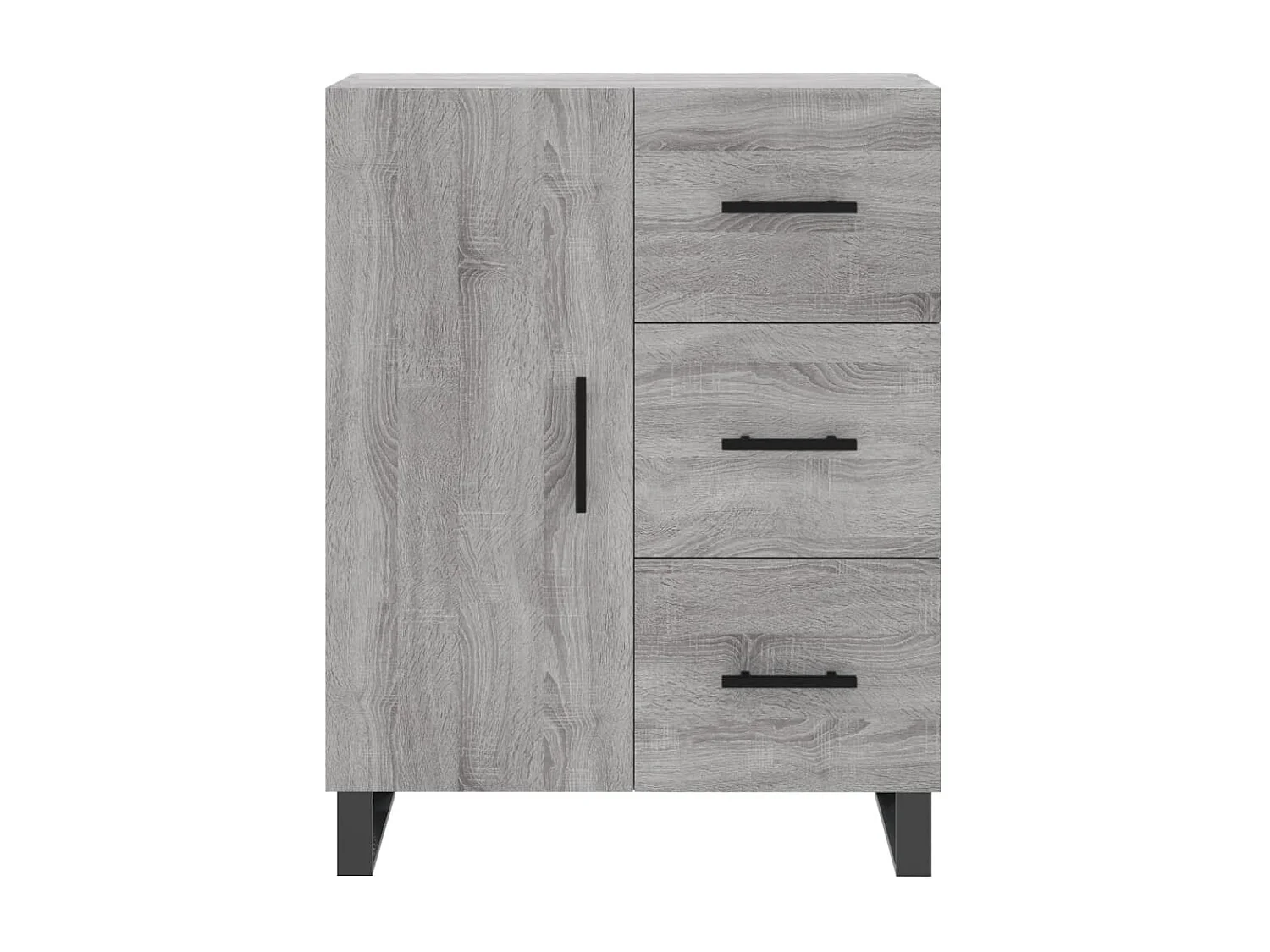 Credenza | Buffet | Armadio Grigio Sonoma 69,5x34x90 cm in Legno Multistrato