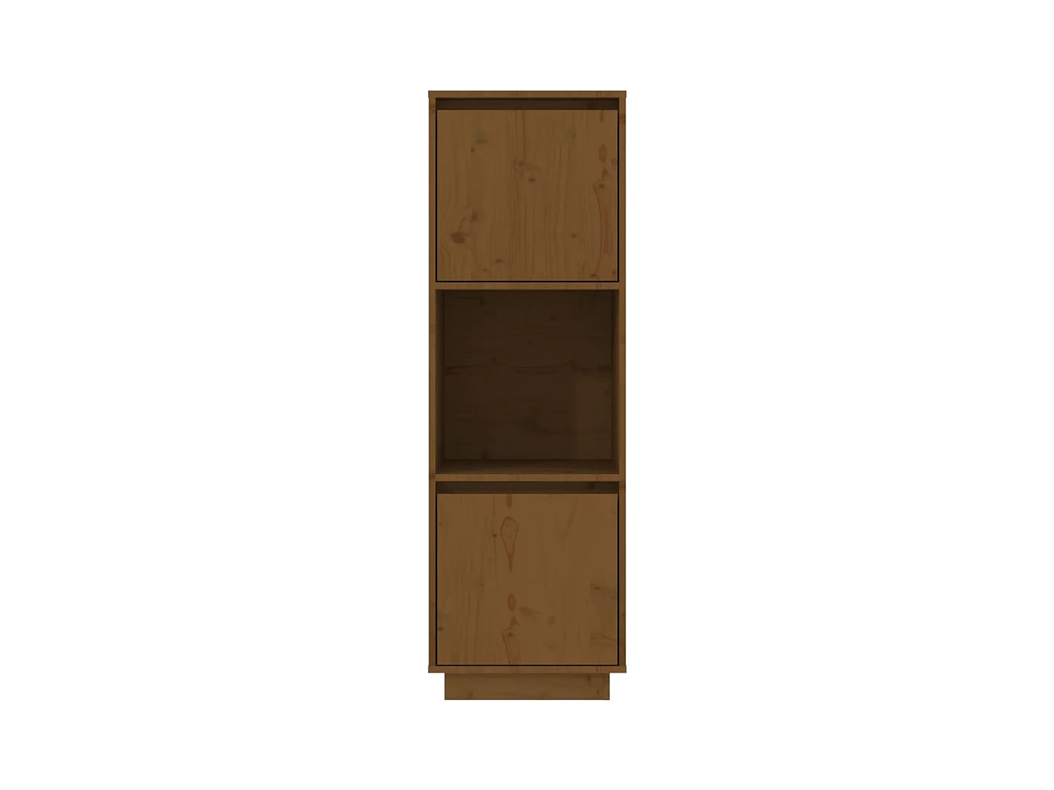 Buffet | Bahut | Meuble de rangement haut Marron miel 38x35x117 cm Bois massif de pin