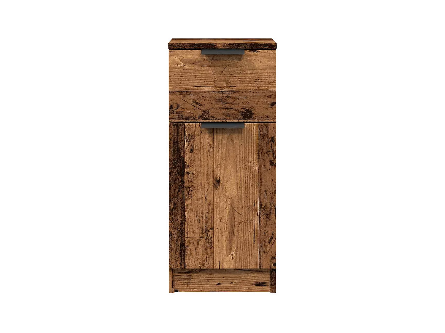 Buffet | Commode à tiroir | Meuble de rangement vieux bois 30x30x70 cm bois d'ingénierie