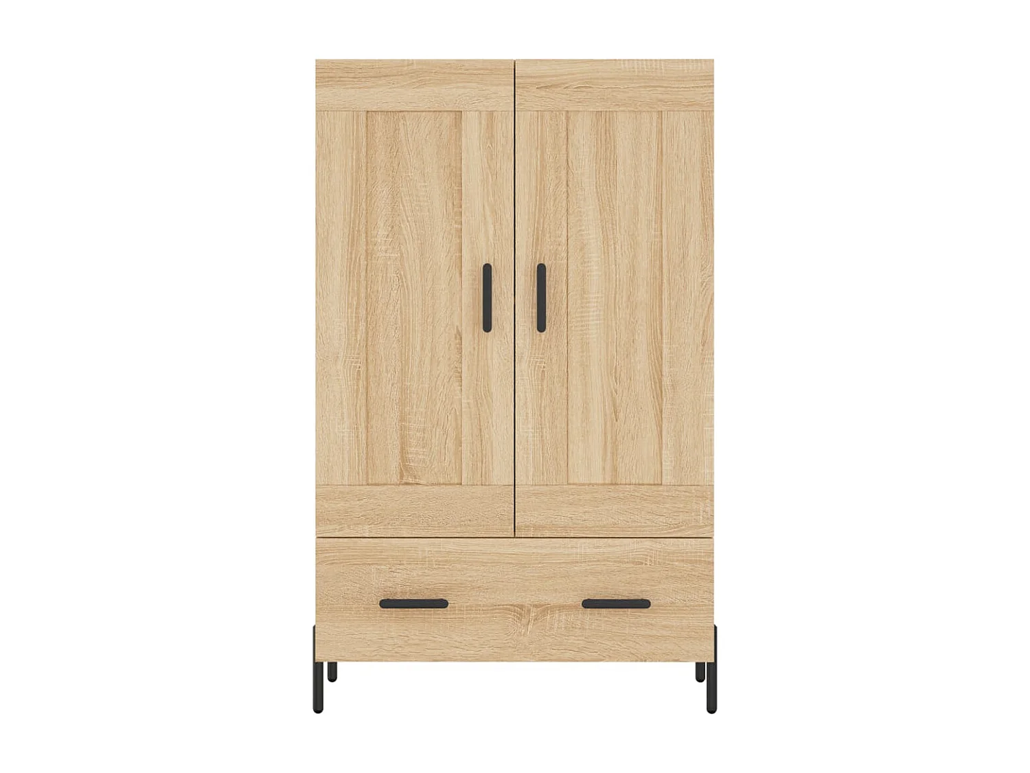 Buffet | Bahut | Meuble de rangement haut chêne sonoma 69,5x31x115 cm bois d'ingénierie