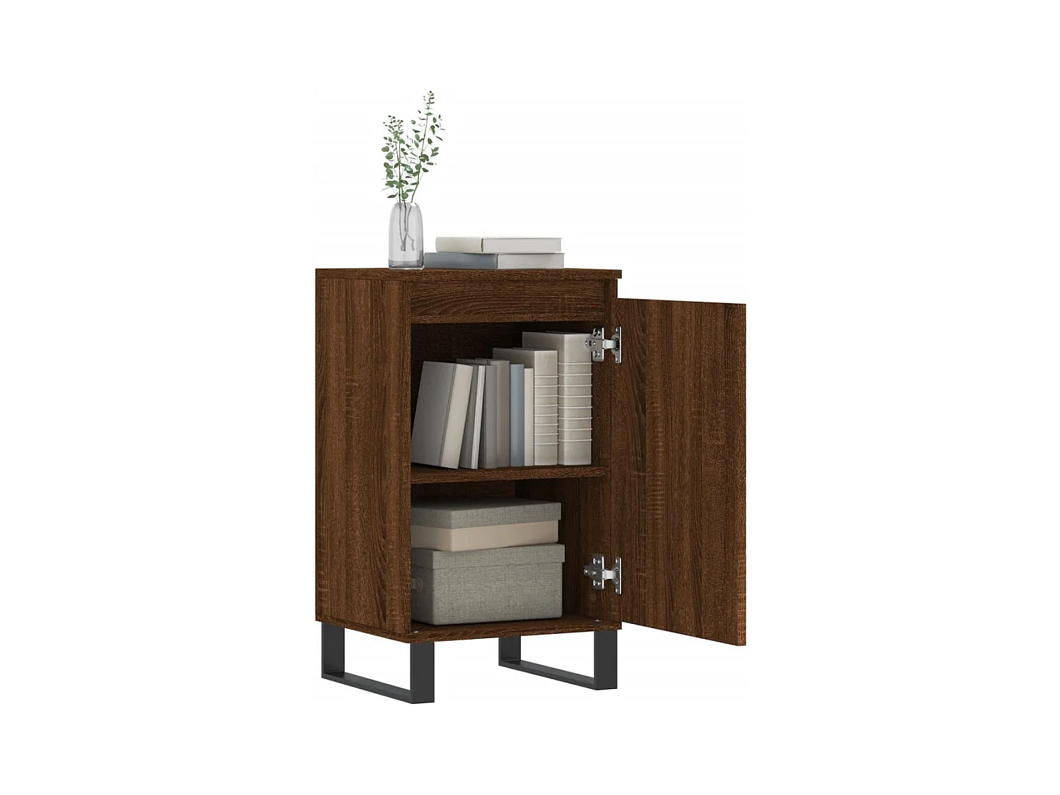 Credenze | Buffet | Armadi 2 pz Rovere Marrone 40x35x70 cm in Legno Multistrato