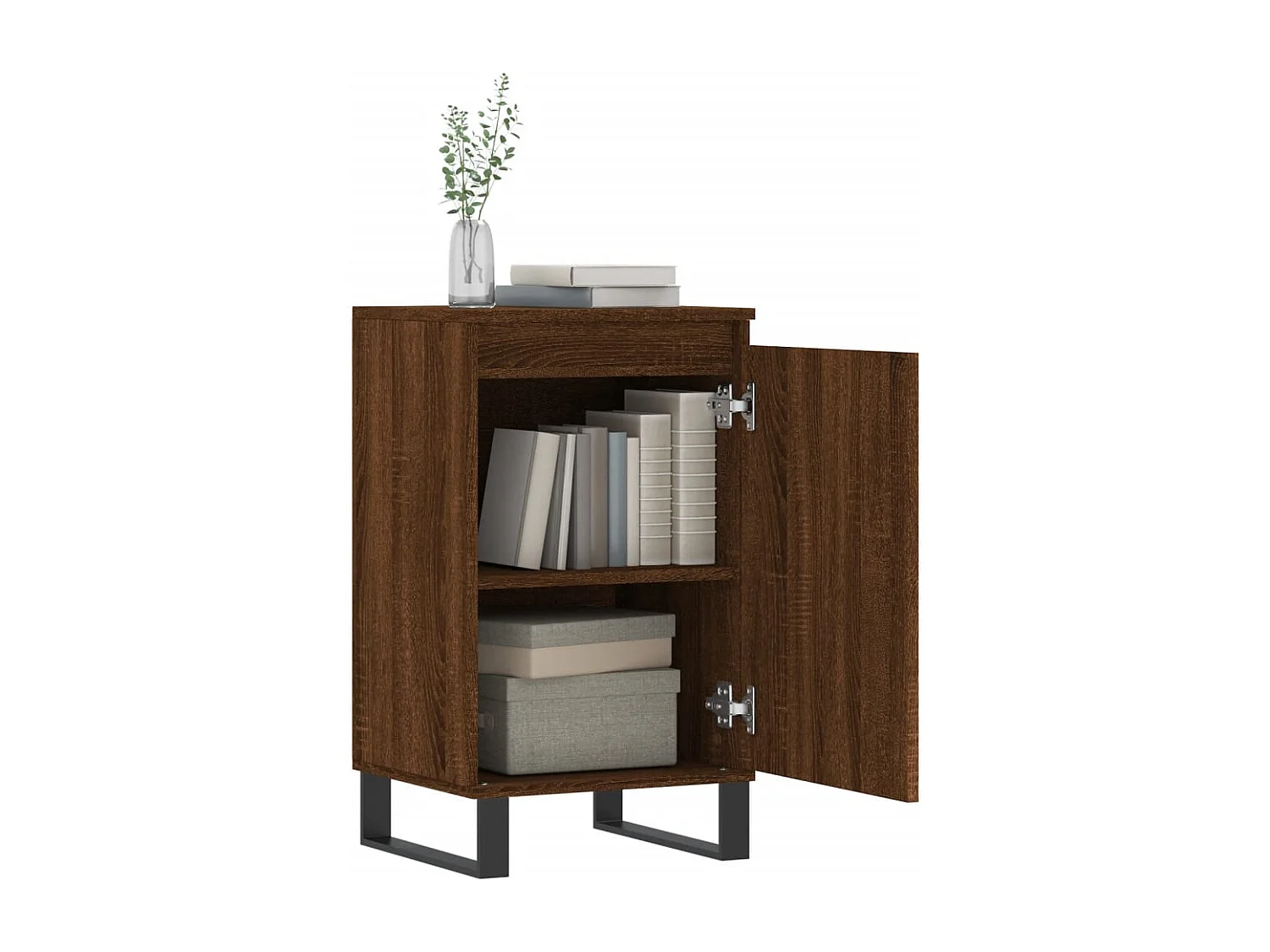 Buffets | Bahuts | Meuble de rangement 2 pcs chêne marron 40x35x70 cm bois d'ingénierie
