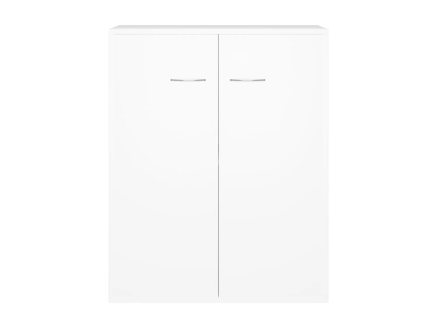 Buffet | Bahut | Meuble de rangement blanc 60x30x75 cm bois d'ingénierie