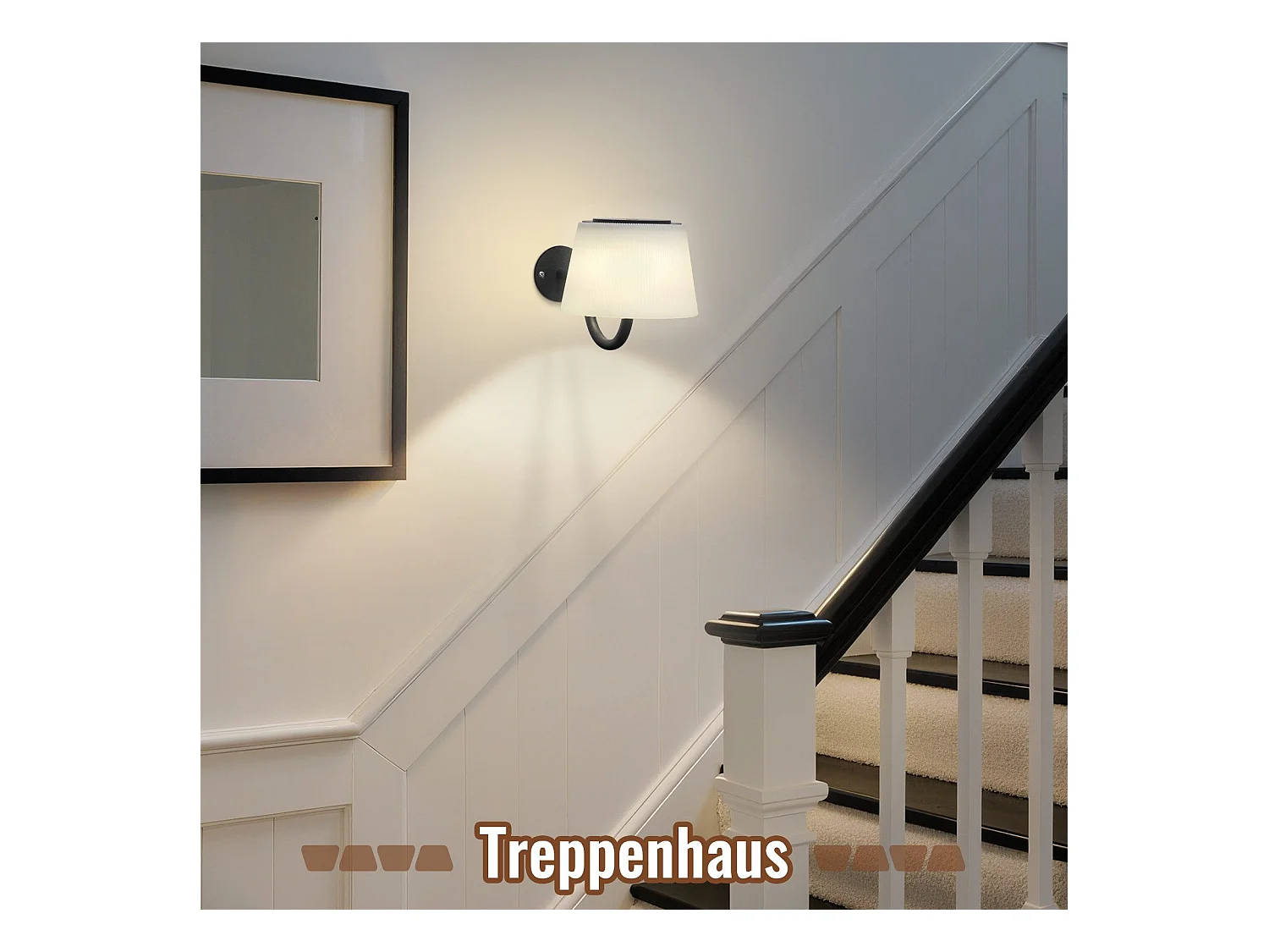 NETTLIFE Applique murale d'intérieur à piles : 2 appliques murales led à intensité variable avec interrupteur, spots muraux sans fil noirs modernes