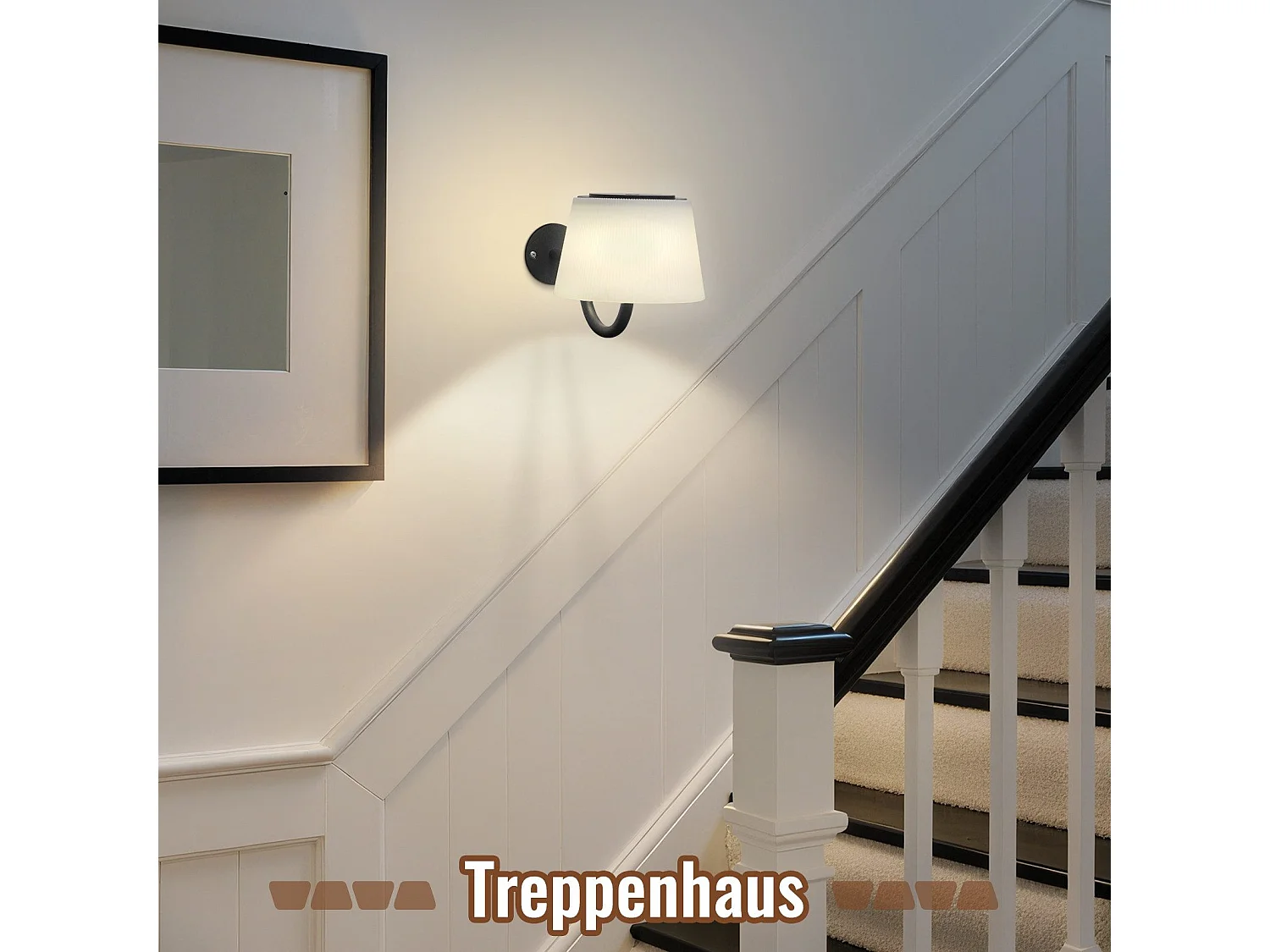 NETTLIFE Applique murale d'intérieur à piles : 2 appliques murales led à intensité variable avec interrupteur, spots muraux sans fil noirs modernes