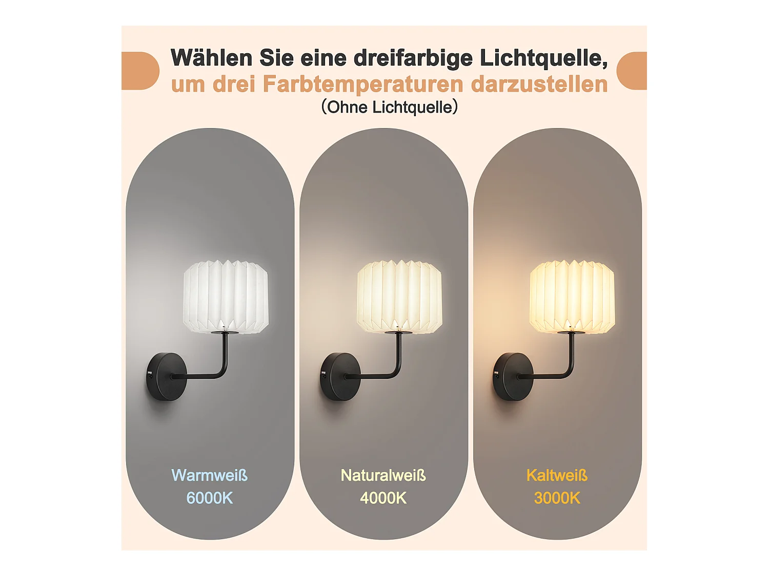 NETTLIFE Applique murale d'intérieur pour chambre à coucher - éclairage mural de couloir vintage G9 lampe de couloir blanche