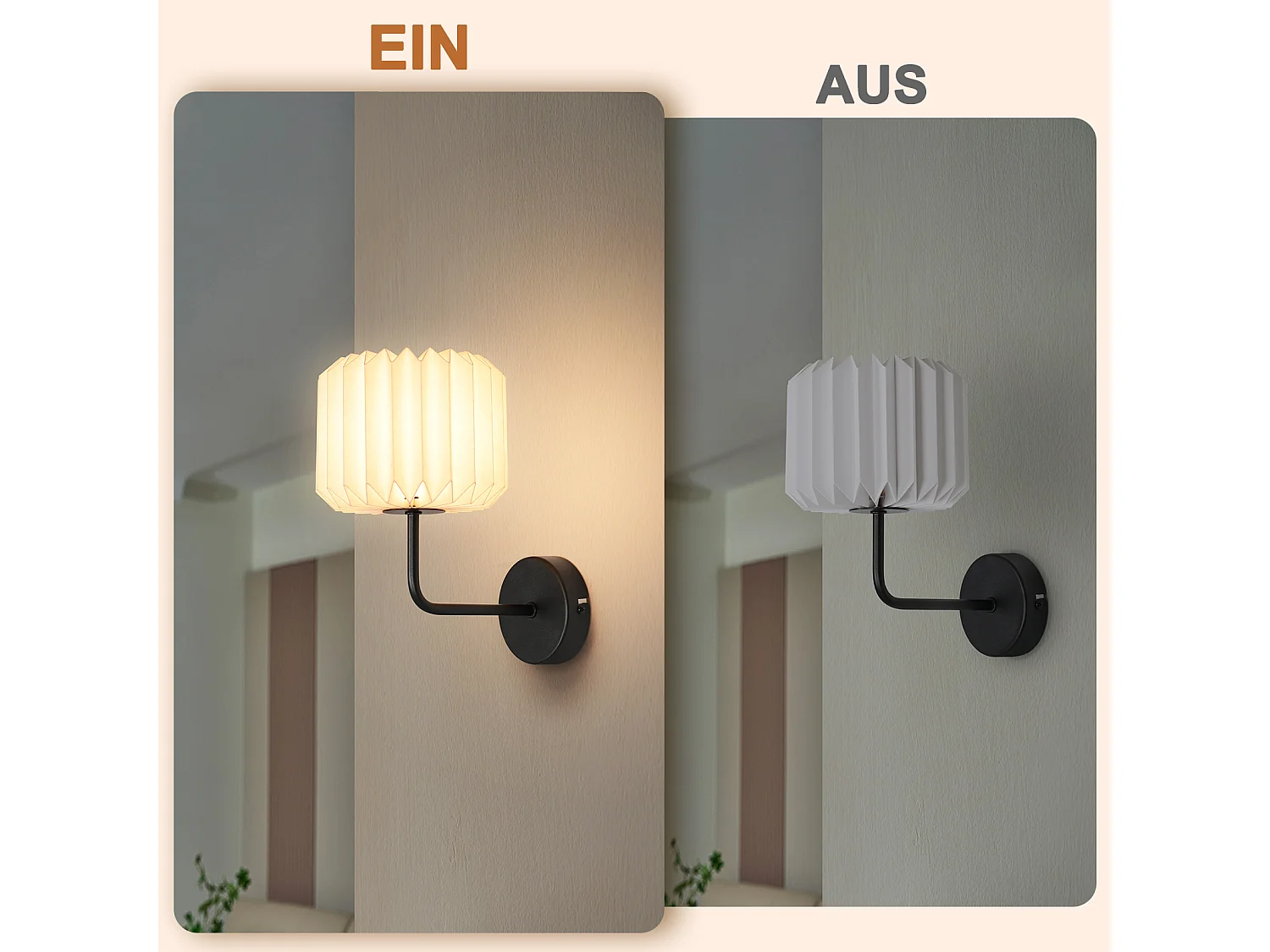 NETTLIFE Binnenwandlamp voor Slaapkamer - Vintage Hal Wandverlichting G9 Witte Hallamp