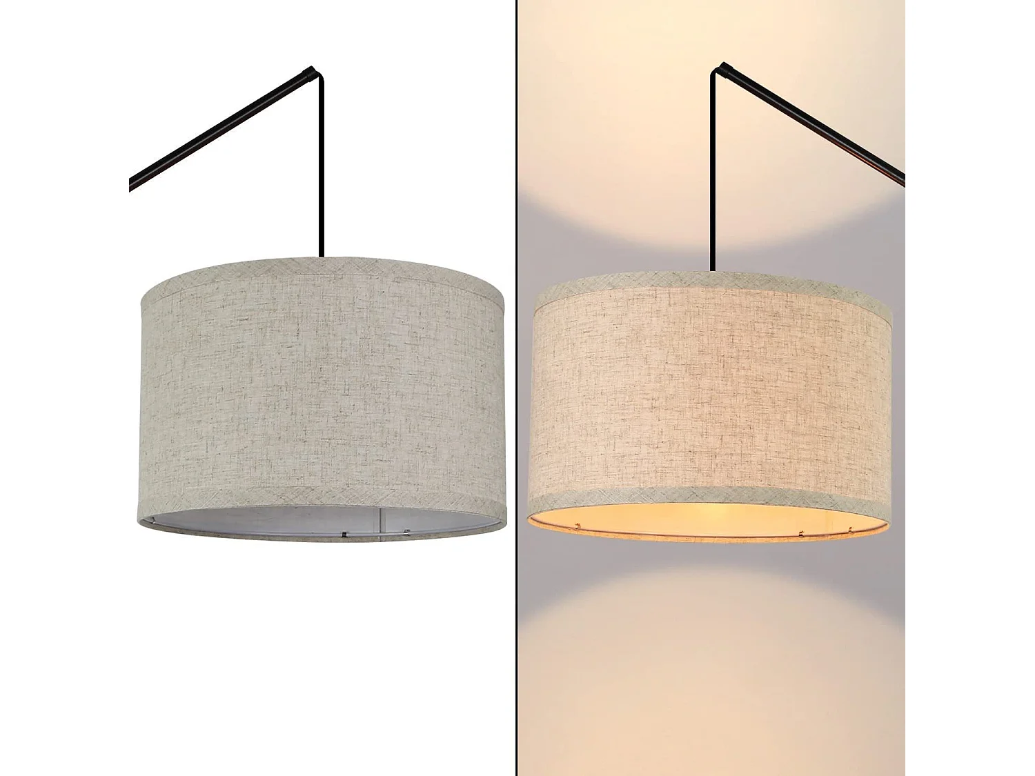 NETTLIFE Moderne staande lamp design staande lamp decoratie booglamp E27 woonkamer