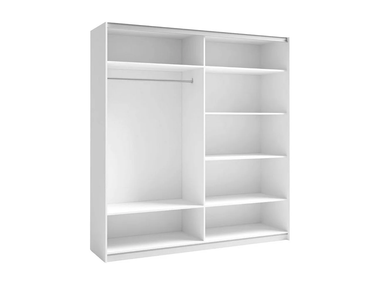 Armario Gran Savona 2 puertas correderas blanco 215,5x201,5x56 cm