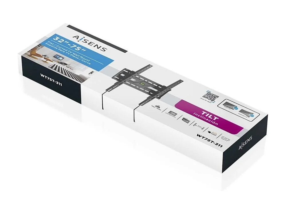 Soporte de TV Aisens WT75T-311 32-75'' inclinable negro