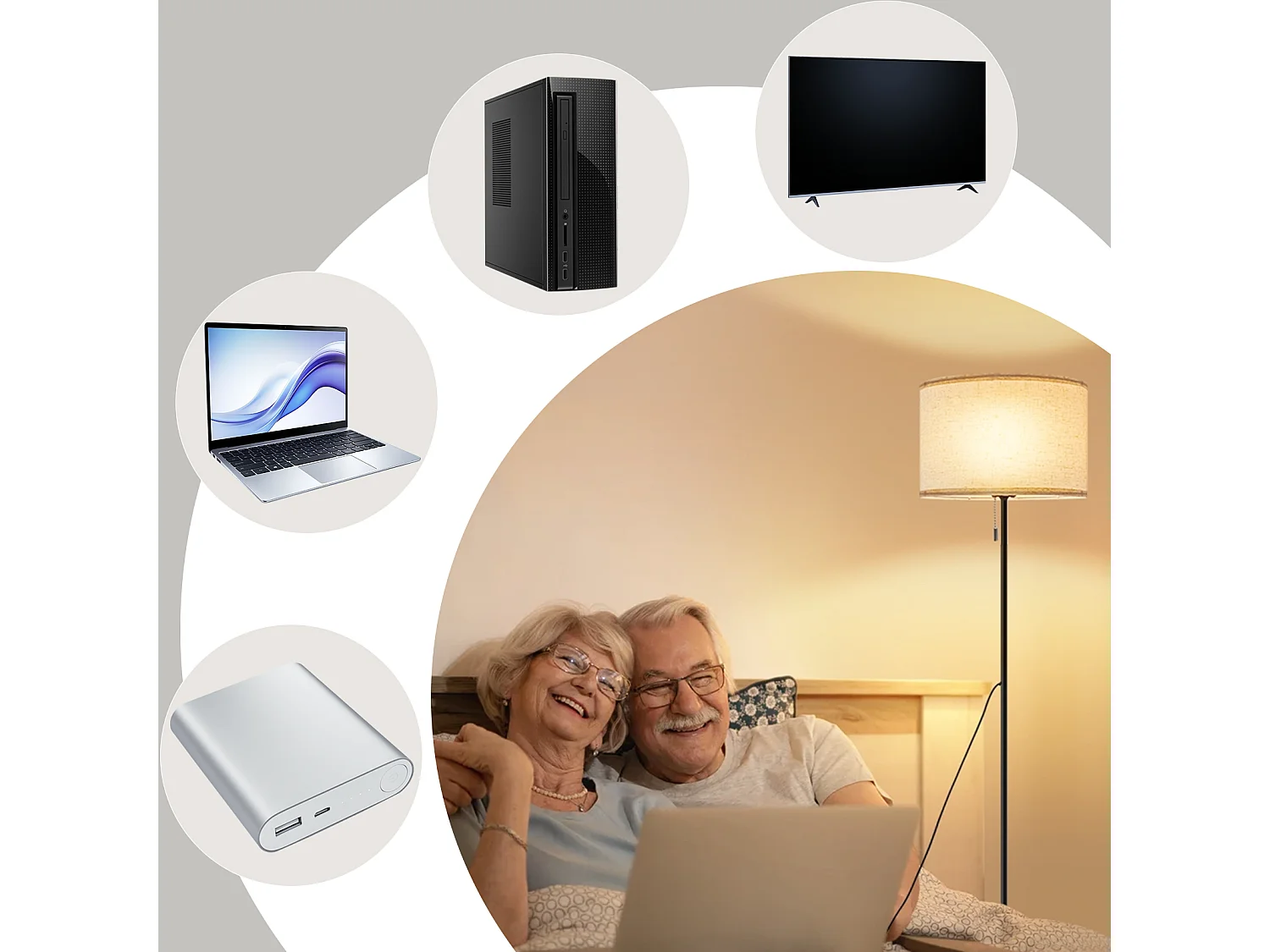 NETTLIFE Dimbare LED-vloerlamp met retro stoffen kap voor woonkamer met trekschakelaar