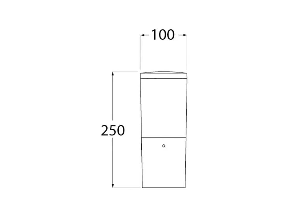 Farola Amelia Fumagalli 8,5W 3 colores LED gris Ø10x25 cm