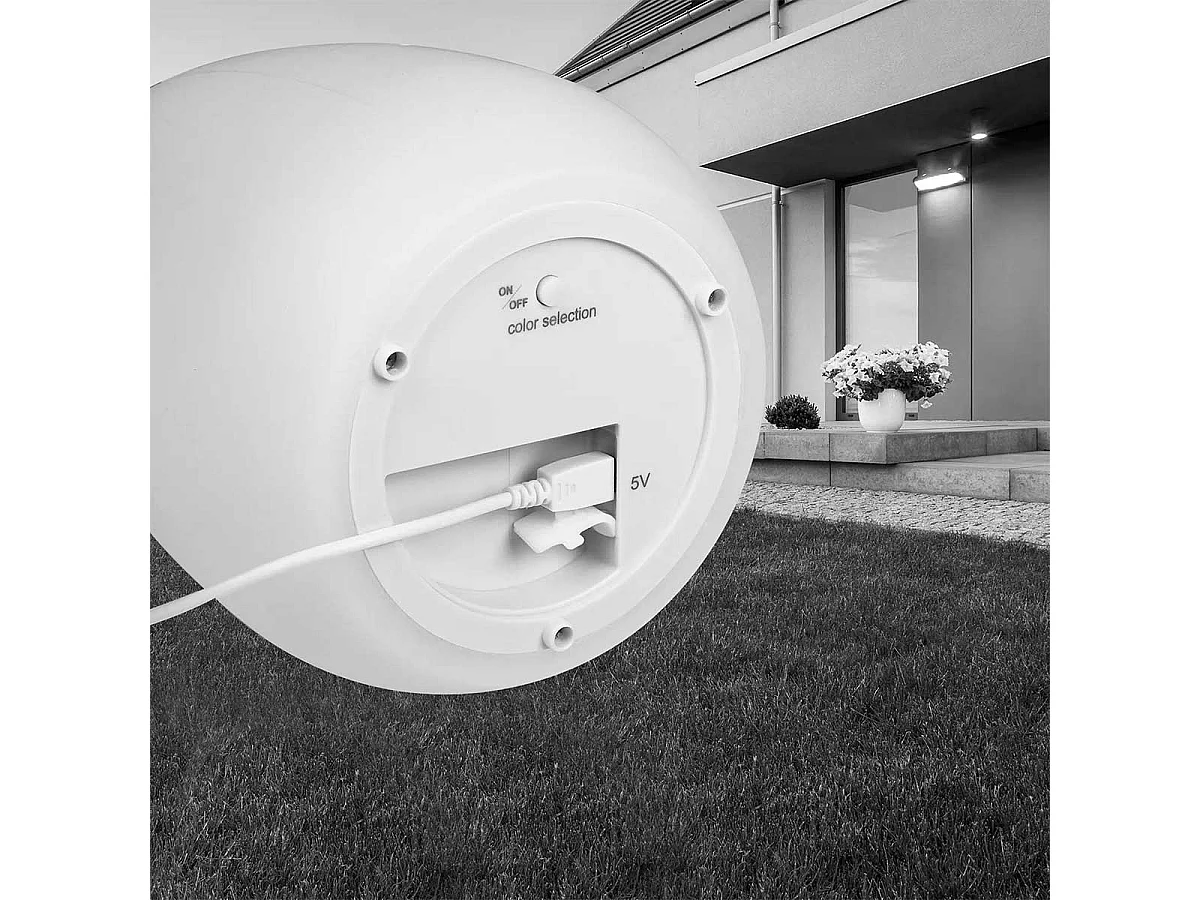 Lámpara de sobremesa Smartwares 8 colores luz LED blanco