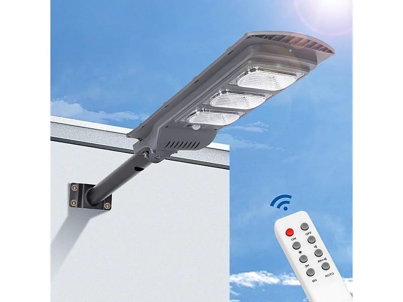 Farola solar Aigostar 150W foco solar LED con mando a distancia