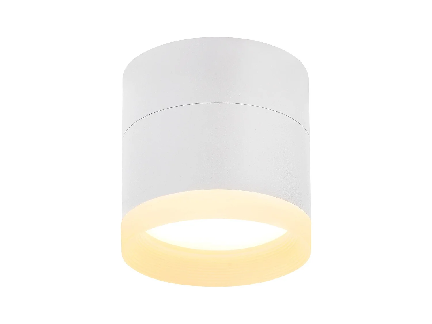 Spot led en saillie nettlife spot en saillie blanc - spot de plafond rond 5w spot en saillie gx53 blanc chaud 3000k petit plafonnier acrylique