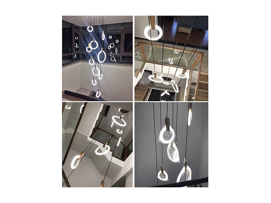 NETTLIFE Suspension Lustre Suspension Lampe suspendue Lampe suspendue Bois