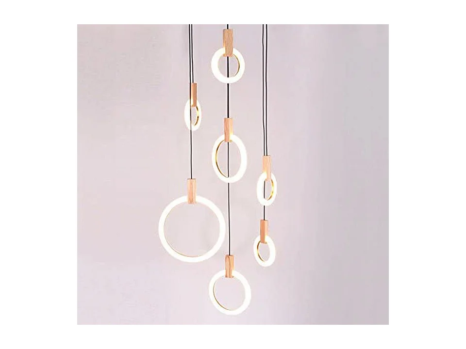 NETTLIFE Suspension Lustre Suspension Lampe suspendue Lampe suspendue Bois